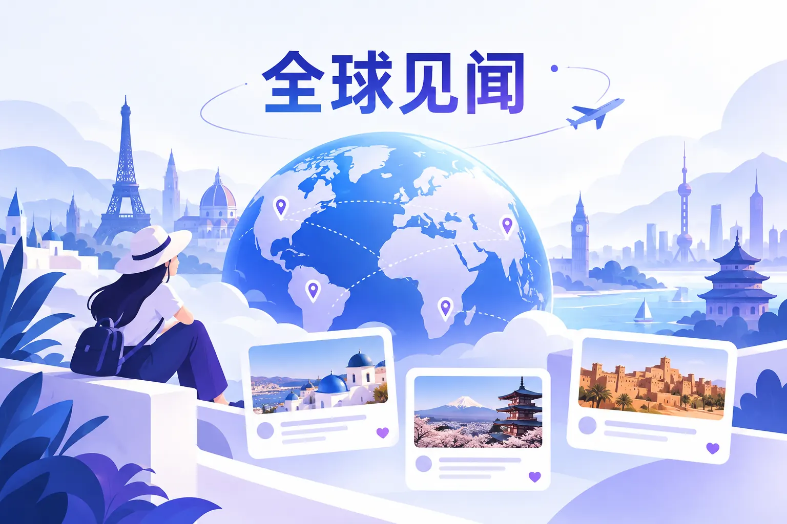 全球见闻主题图